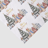 Peter het Konijn Kerstinkopen Tissuepapier (Detail)