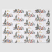 Peter het Konijn Kerstinkopen Tissuepapier (Voorkant)