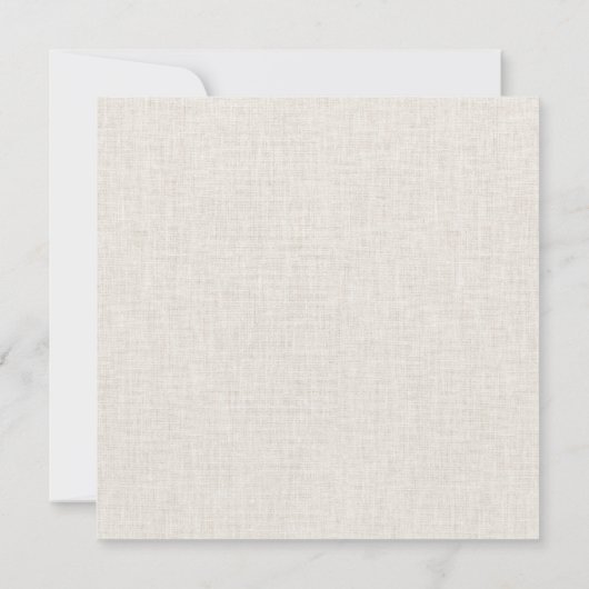 Peter het konijn met beige linnen achtergrond (Achterkant)