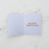 Peter het konijn met donut thema Happy Birthday Kaart (Binnen)