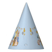 Peter het Konijn met Jemima Eerste Verjaardag Feesthoedjes (Links)