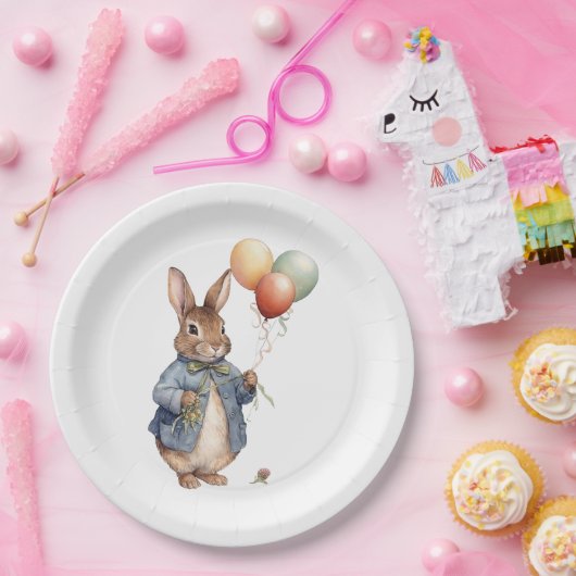 Peter het konijn papieren bordje (Feest)