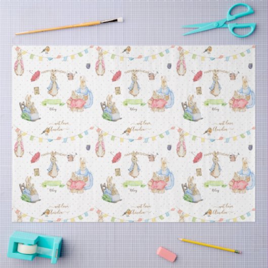 Peter het Konijn Tissuepapier (Craft)