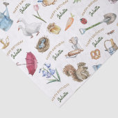 Peter het Konijn Tissuepapier (Detail)