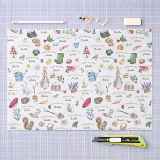 Peter het Konijn Tissuepapier (Craft)