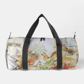 Peter het konijn tuimelt in tuinhuisje plunjezak (Achterkant)