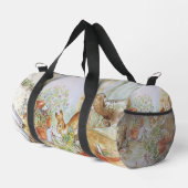 Peter het konijn tuimelt in tuinhuisje plunjezak (Rechterhoek)