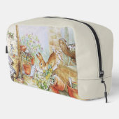 Peter het konijn tuimelt in tuinhuisje toilettasje (Rechterhoek)