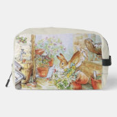 Peter het konijn tuimelt in tuinhuisje toilettasje (Achterkant)