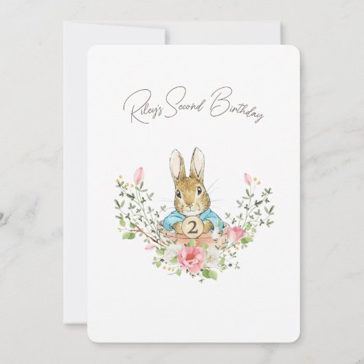 Peter het Konijn Verjaardag (Achterkant)