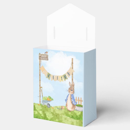 Peter het Konijn Verjaardagstuinfeest Bedankdoosjes (Geopend)