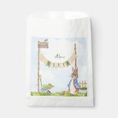 Peter het Konijn Verjaardagstuinfeest Bedankzakje (Voorkant)