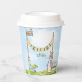 Peter het Konijn Verjaardagstuinfeest Papieren Bekers (Voorkant)