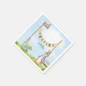 Peter het Konijn Verjaardagstuinfeest Servet (Hoek)