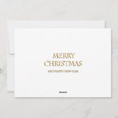 Peter het Konijn Vrolijke Kerstboom Feestdagenkaart (Achterkant)