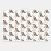 Peter het Konijn Vrolijke Kerstboom Inpakpapier Vel (Voorkant)