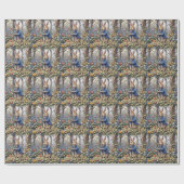 Peter het konijnenbos Eerste Verjaardag Cadeaupapier (Vlak)