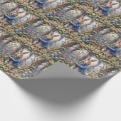 Peter het konijnenbos Eerste Verjaardag Cadeaupapier (Hoek)