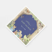 Peter het Konijnenbos Vrienden Baby shower Servet (Hoek)