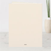 Peter het paashaas konijn kaart (Achterkant)