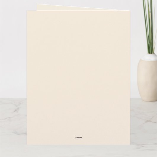 Peter het paashaas konijn kaart (Achterkant)