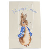 Peter het paashaas konijn medium cadeauzakje (Achterkant)