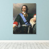 Peter I de Grote 1838 Canvas Afdruk (Insitu (Houten vloer))