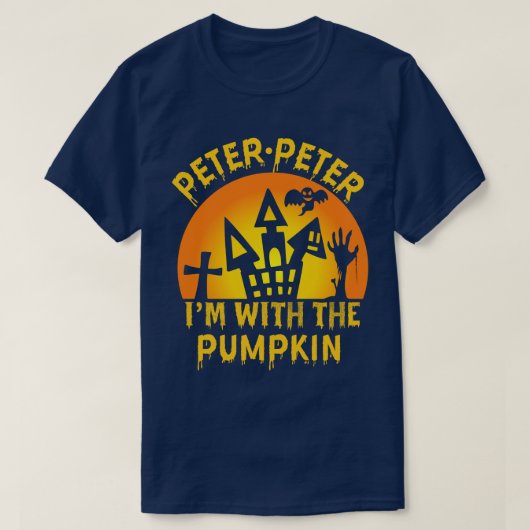 Peter I M met het Pumpkin Tshirt design (Design voorkant)