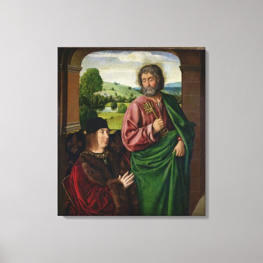 Peter II Duke of Bourbon Canvas Afdruk (Voorkant)