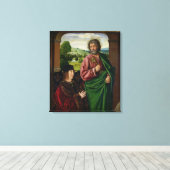 Peter II Duke of Bourbon Canvas Afdruk (Insitu (Houten vloer))