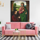 Peter II Duke of Bourbon Canvas Afdruk (Insitu (Woonkamer))