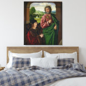 Peter II Duke of Bourbon Canvas Afdruk (Insitu (Slaapkamer))