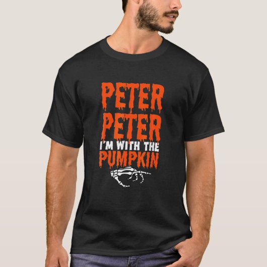 Peter, ik ben bij de pomkin Halloween kostuum Coup T-shirt (Voorkant)