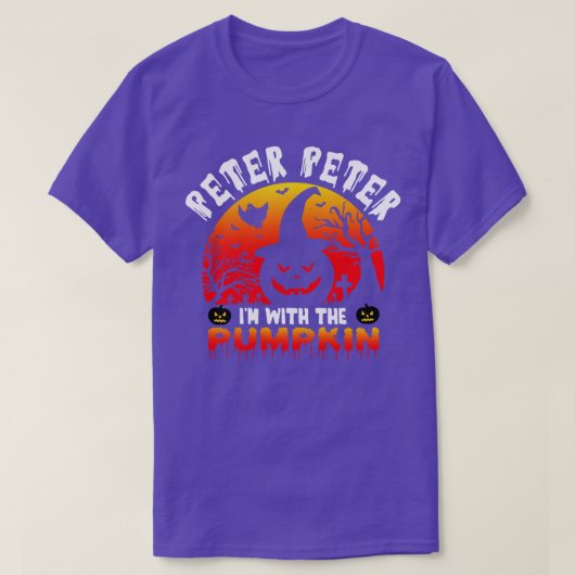 Peter Im met de pompoen T-shirt (Design voorkant)