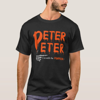 Peter im met pompoen halloween kostuum paar Mannen T-shirt