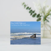 Peter Iredale Shipwreck, kust van Oregon Briefkaart (Staand voorkant)