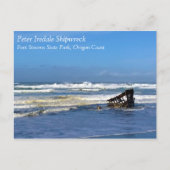 Peter Iredale Shipwreck, kust van Oregon Briefkaart (Voorkant)