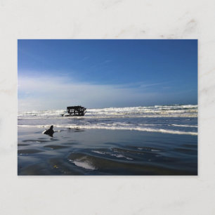 Peter Iredale Shipwreck, kust van Oregon Briefkaart