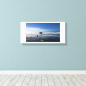 Peter Iredale Shipwreck, kust van Oregon Canvas Afdruk (Insitu (Houten vloer))