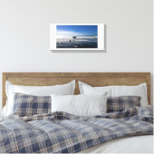 Peter Iredale Shipwreck, kust van Oregon Canvas Afdruk (Insitu (Slaapkamer))
