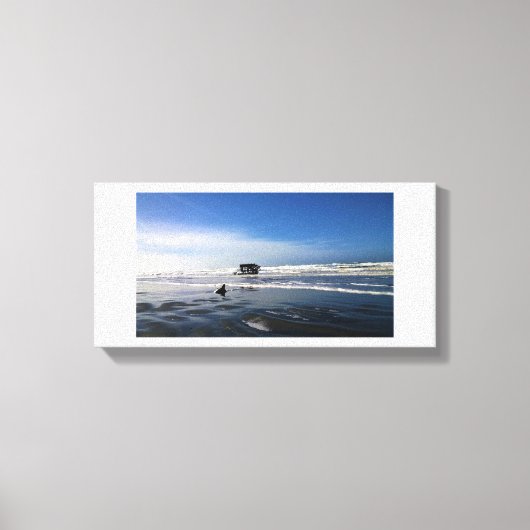 Peter Iredale Shipwreck, kust van Oregon Canvas Afdruk (Voorkant)