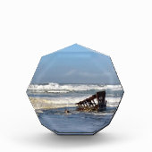 Peter Iredale Shipwreck, kust van Oregon Fotoblokken (Voorkant)