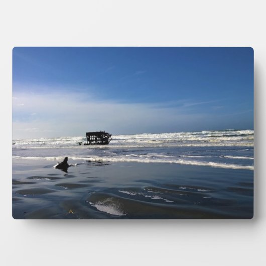 Peter Iredale Shipwreck, kust van Oregon Fotoplaat (voorkant)