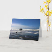 Peter Iredale Shipwreck, kust van Oregon Kaart (Gele Bloem)