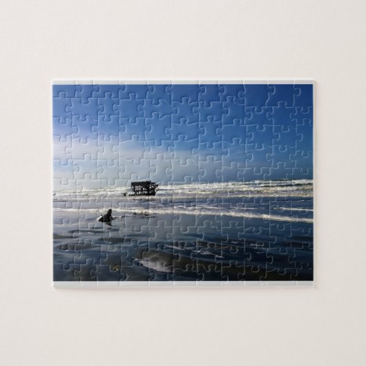 Peter Iredale Shipwreck, kust van Oregon Legpuzzel (Horizontaal)