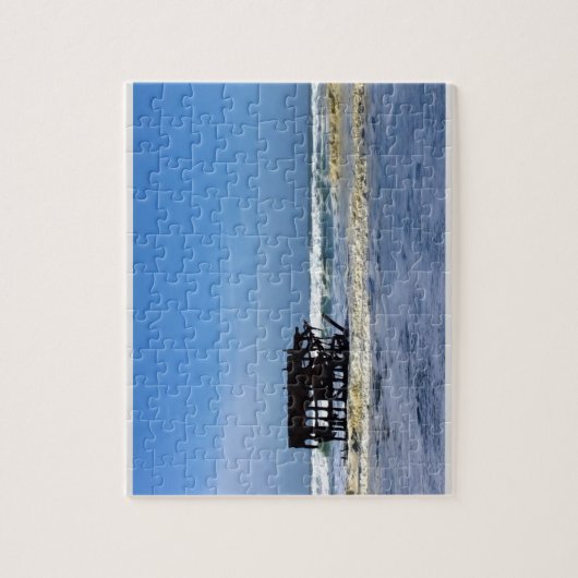 Peter Iredale Shipwreck, kust van Oregon Legpuzzel (Verticaal)