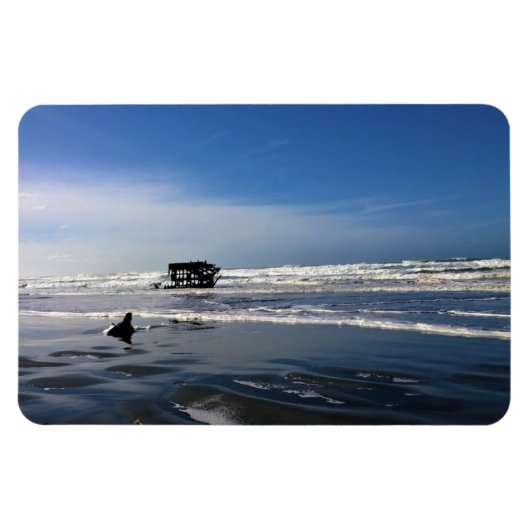 Peter Iredale Shipwreck, kust van Oregon Magneet (Horizontaal)