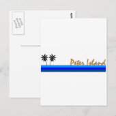 Peter Island, Britse Maagdeneilanden Briefkaart (Voorkant / Achterkant)