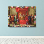 Peter IV, koning van Aragón Canvas Afdruk (Insitu (Houten vloer))