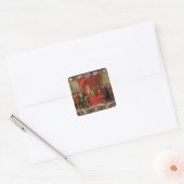 Peter IV, koning van Aragón Vierkante Sticker (Envelop)